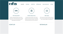 Desktop Screenshot of mfadanismanlik.com