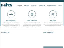 Tablet Screenshot of mfadanismanlik.com
